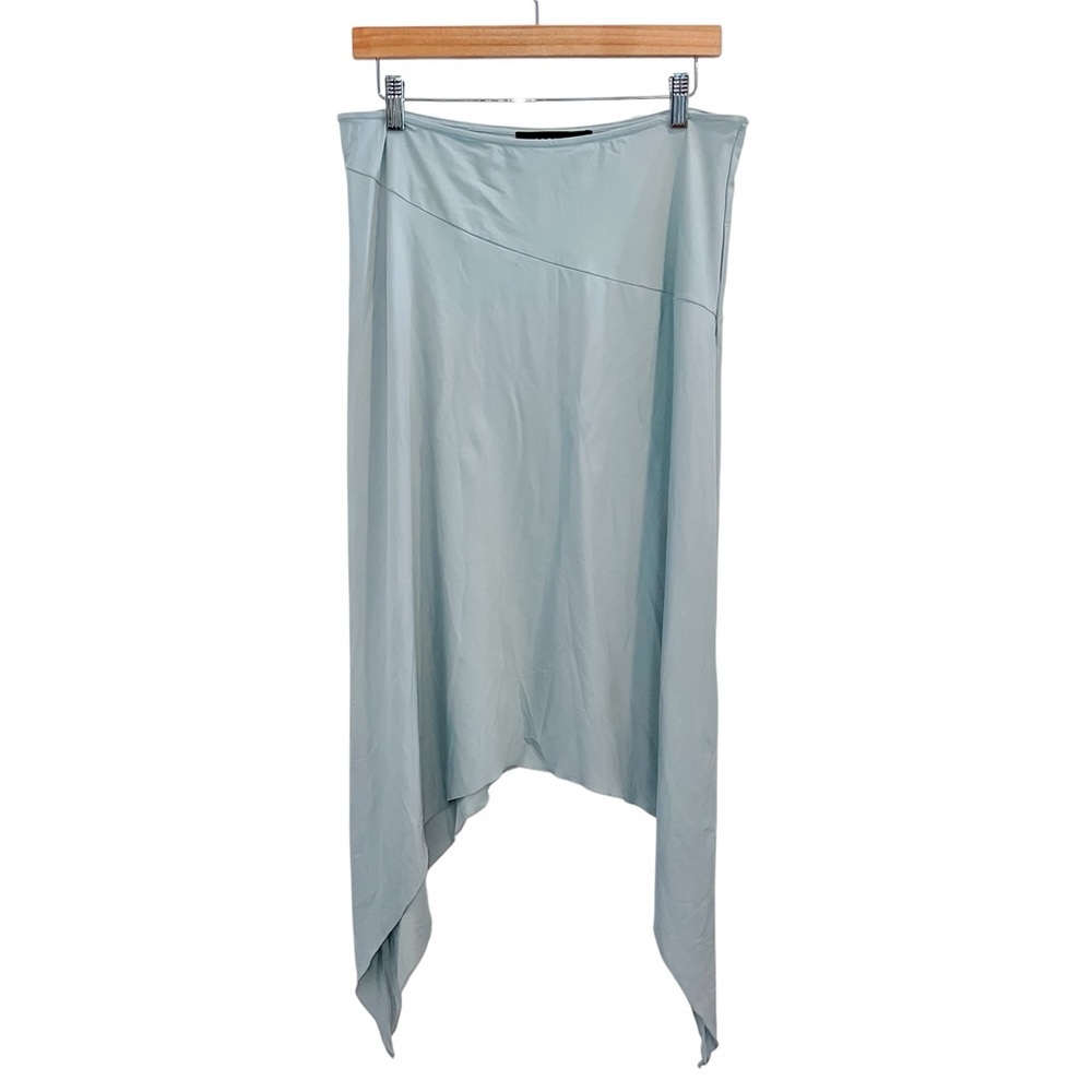 NEW Lioness Cherie Handkerchief Hem Midi Skirt Smoke - Picture 3 of 5